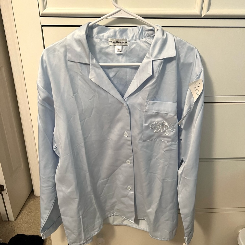 Womens Silk Pj Set